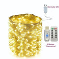 USB LED Fairy Lights with Remote – 8 Modes Christmas String Lights