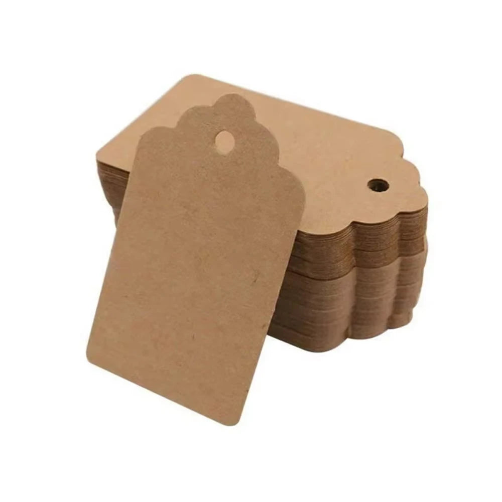 Kraft Paper Gift Tags with String (50 pcs)