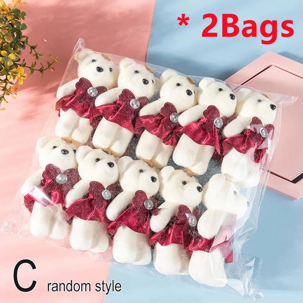 Mini Bear Bouquet Gift Bags (10 pcs) – Valentine's Wrapping