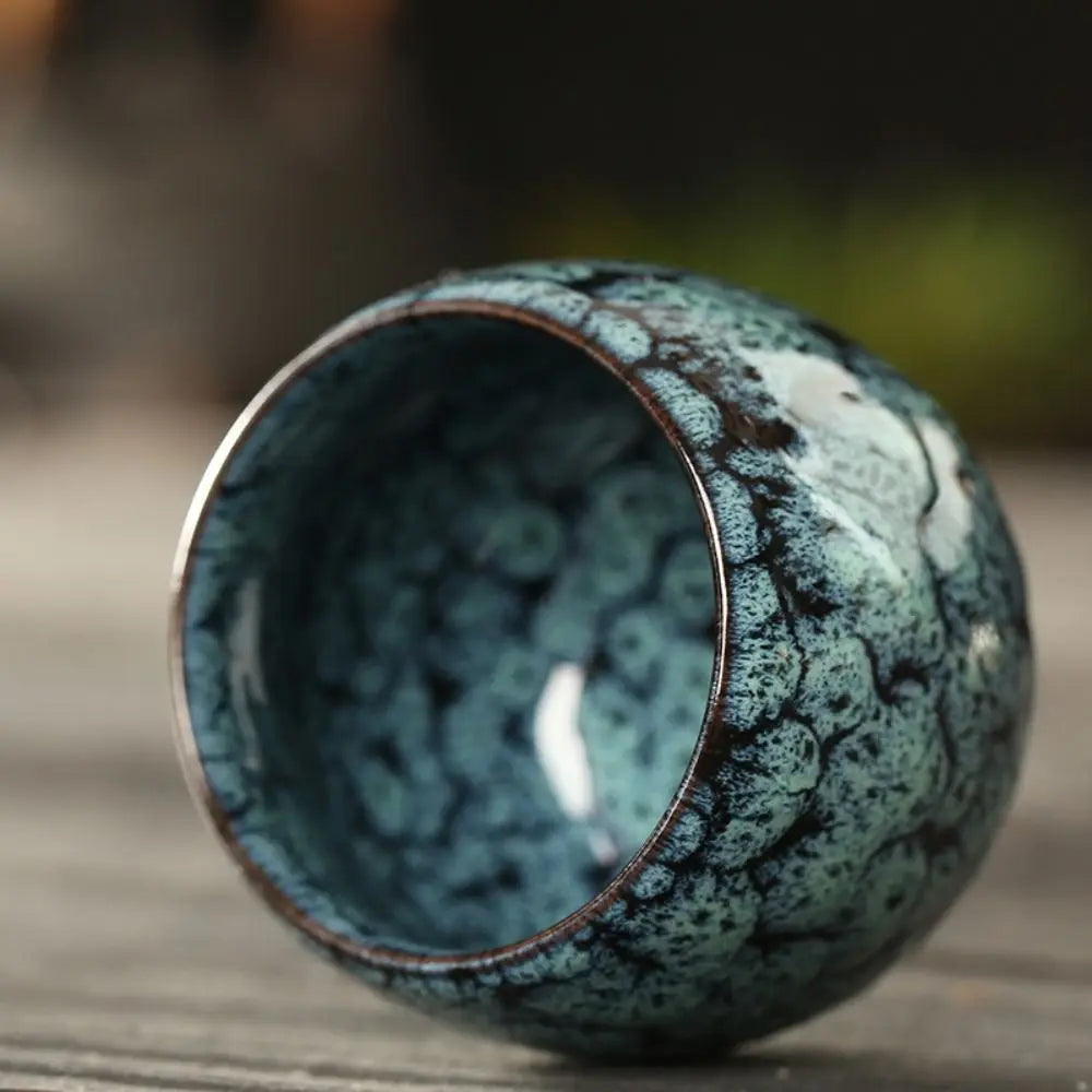 Japanese Ceramic Tea Cup – Handcrafted Kiln-Glazed Mug