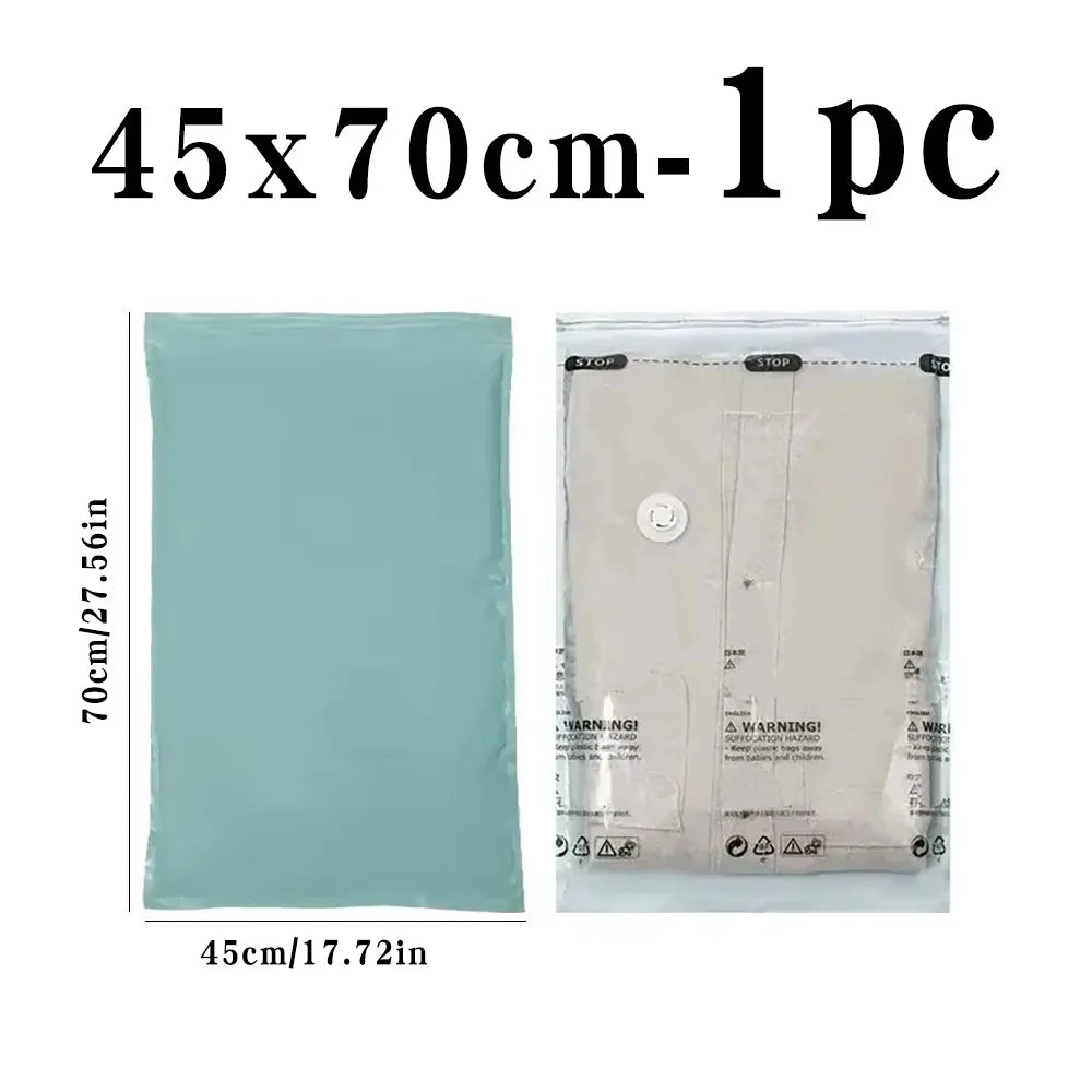 Vacuum Storage Bags – No Pump Needed for Clothes & Bedding