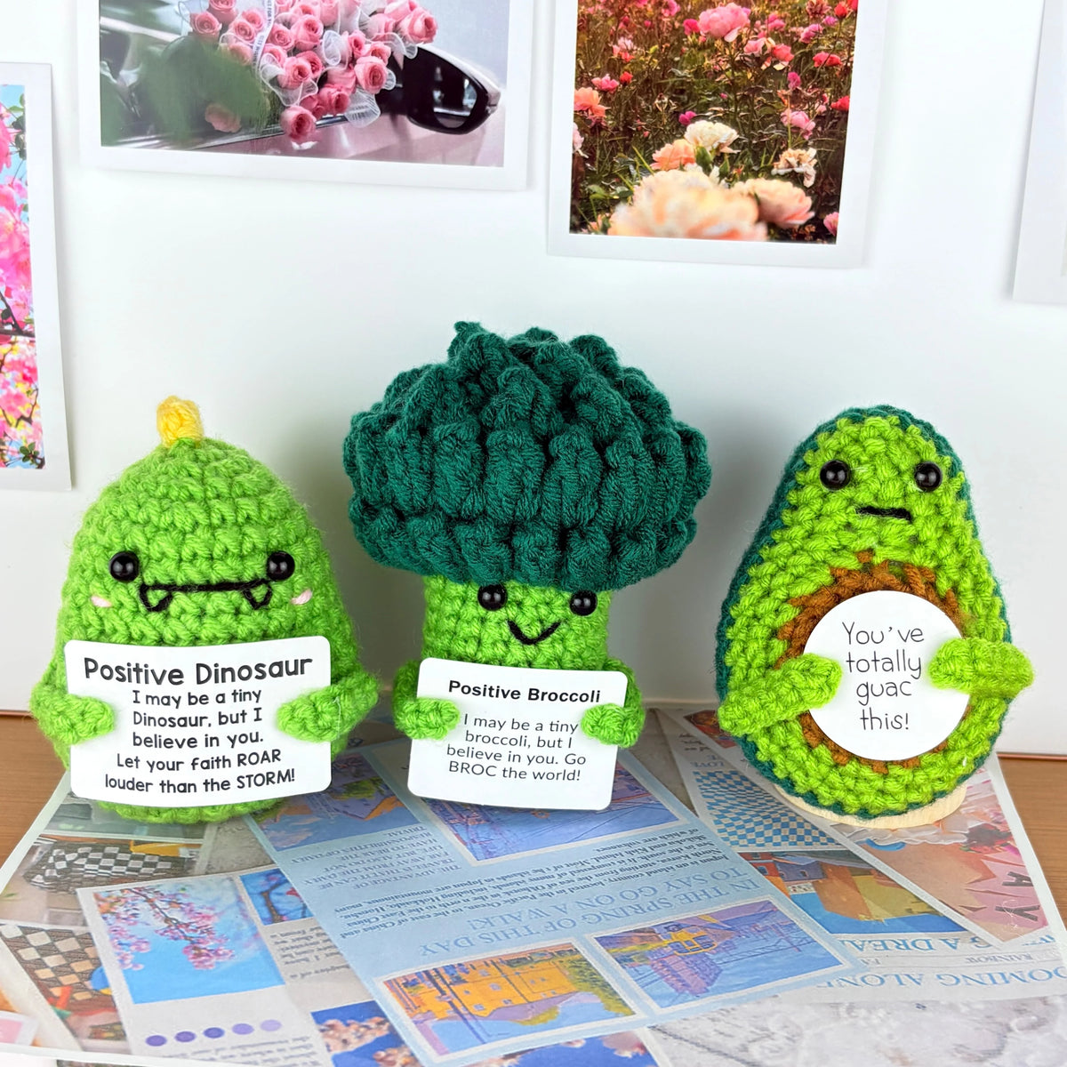 Crochet Positive Energy Dolls – Handmade Pocket Hug Gift