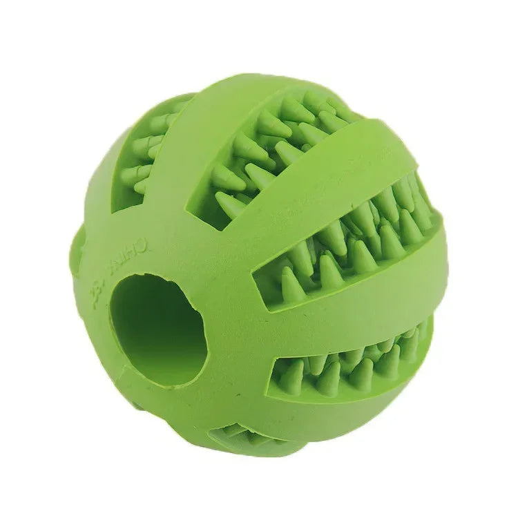 Bite-Resistant Dog Treat Ball – Chew & Feeder Toy
