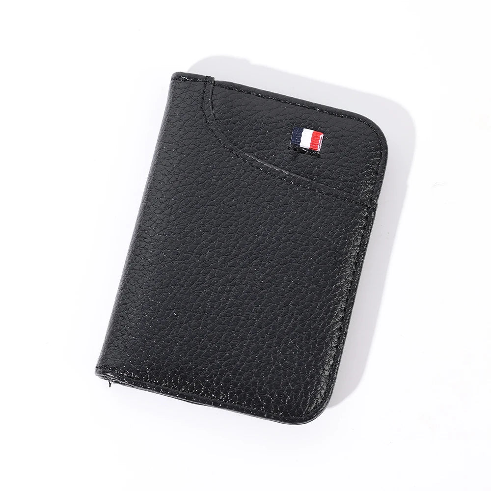 Slim PU Leather Card Wallet – Minimalist Card Holder
