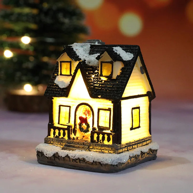 Christmas Village House Night Light – Battery Powered Decor