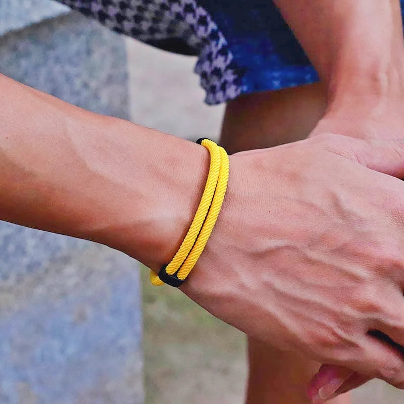 Adjustable Braided Thread Bracelet – Unisex Friendship Bracelet