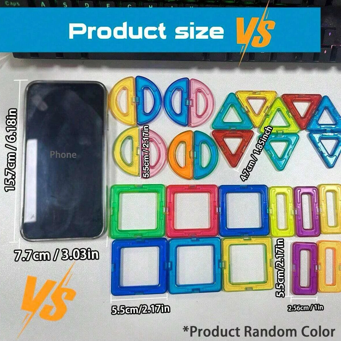 Magnetic Building Blocks – STEM Construction Toy for Kids