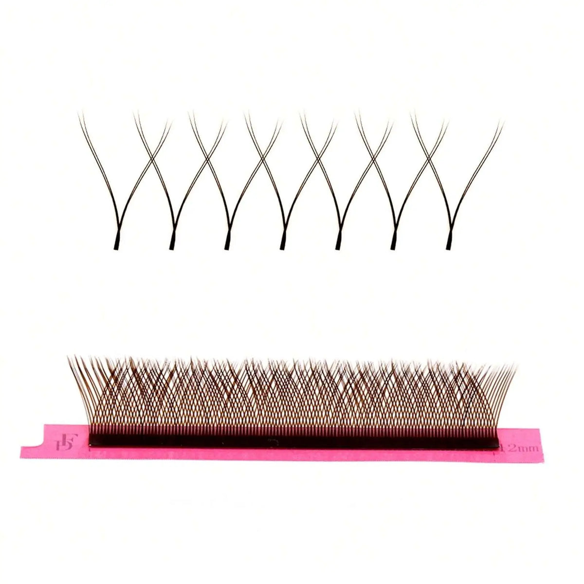 Natural Premade Eyelash Extensions – Soft Faux Mink 2D Lashes