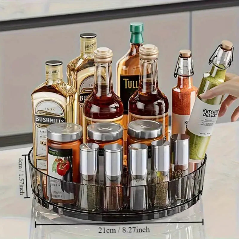 Rotating Spice Rack Organizer – Space-Saving Countertop Storage