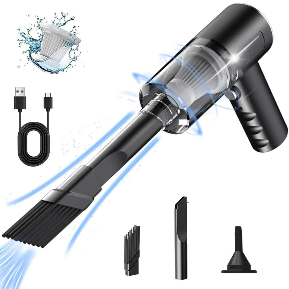 Cordless Handheld Car Vacuum 15000Pa – Blow & Suction