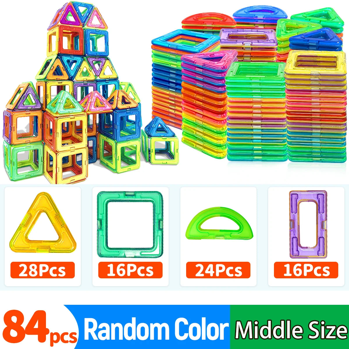 Magnetic Building Blocks – STEM Construction Toy for Kids