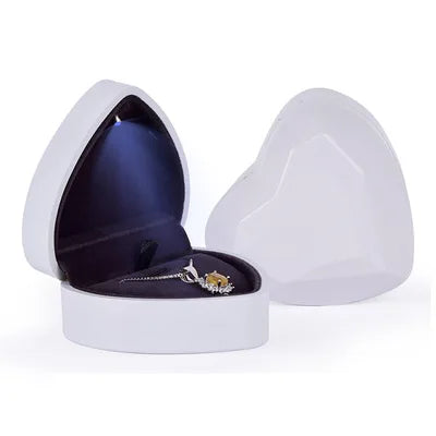 Heart-Shaped LED Ring Box – Proposal & Jewelry Gift Box