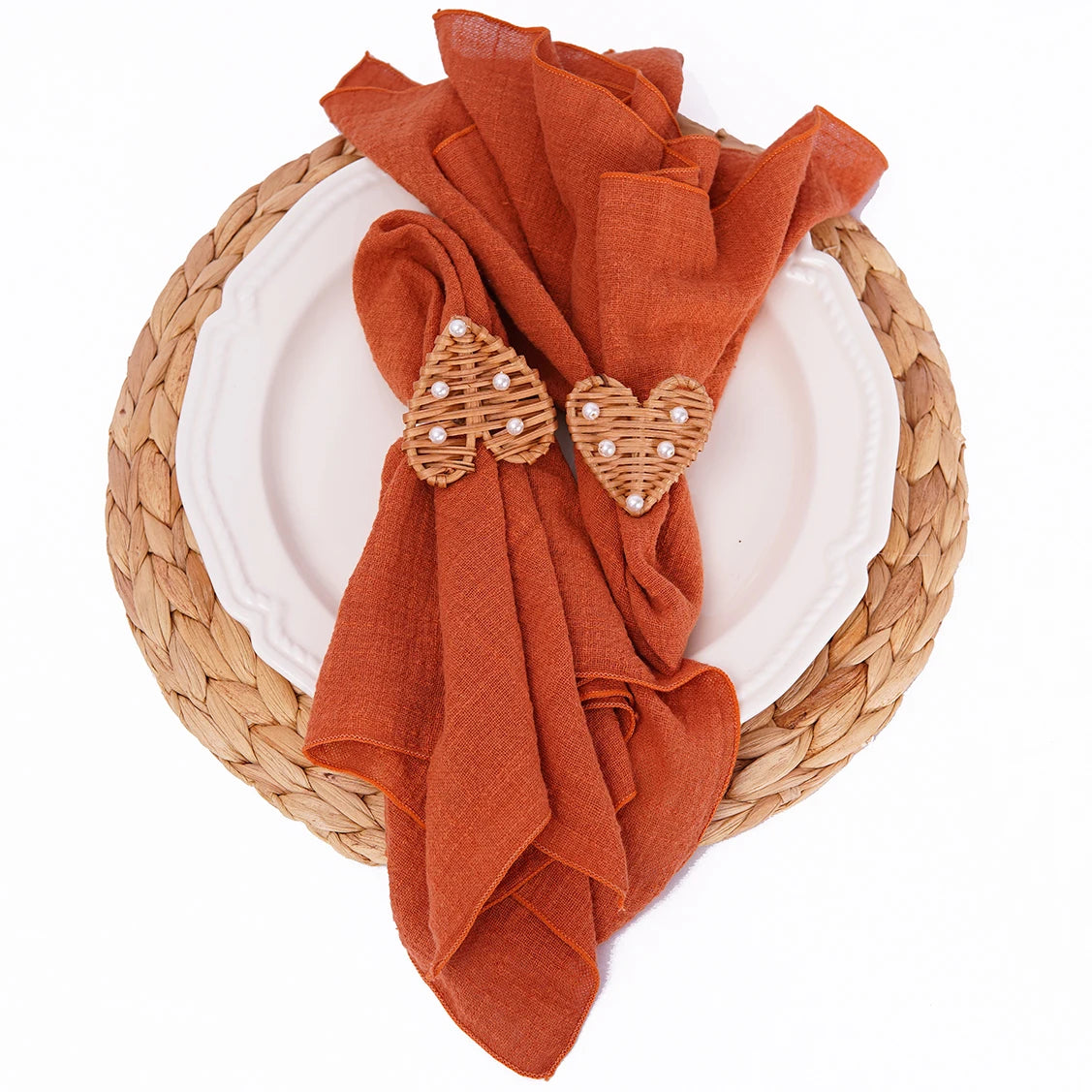 Cotton Gauze Napkins (Set of 6) – Christmas Table Linen