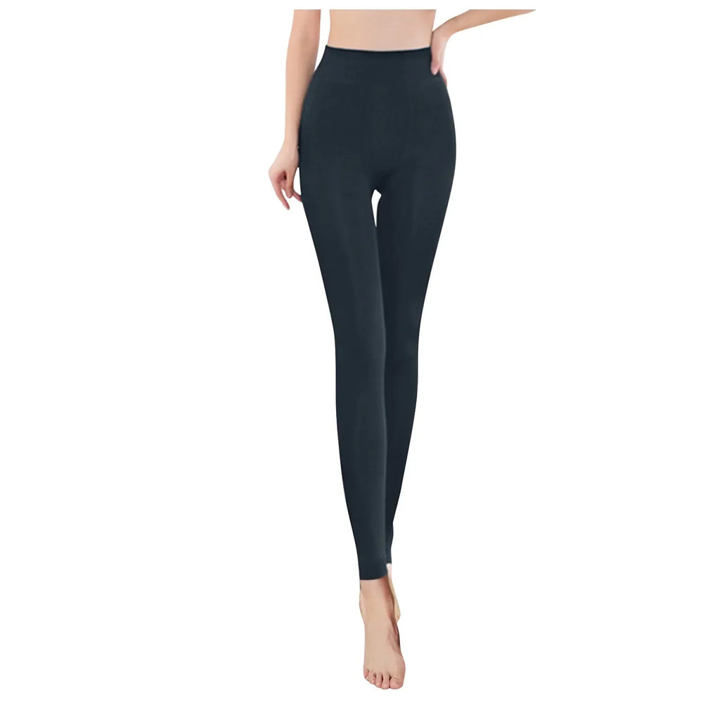 Fleece-Lined Thermal Tights for Women – Warm Winter Leggings