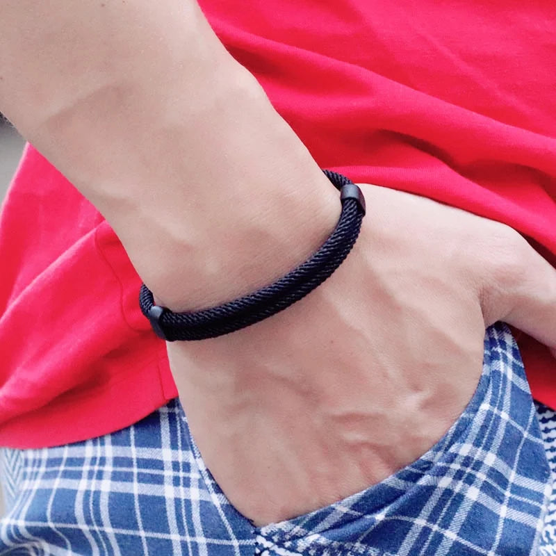 Adjustable Braided Thread Bracelet – Unisex Friendship Bracelet