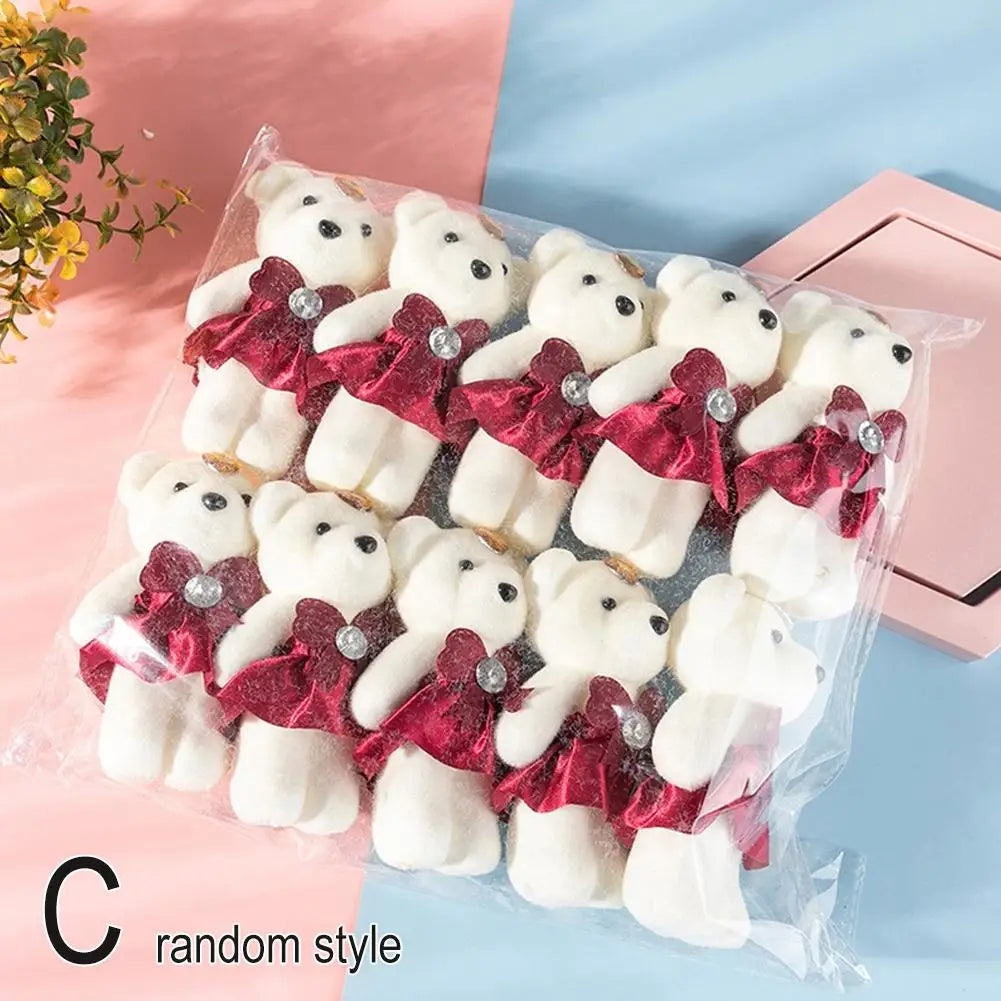 Mini Bear Bouquet Gift Bags (10 pcs) – Valentine's Wrapping