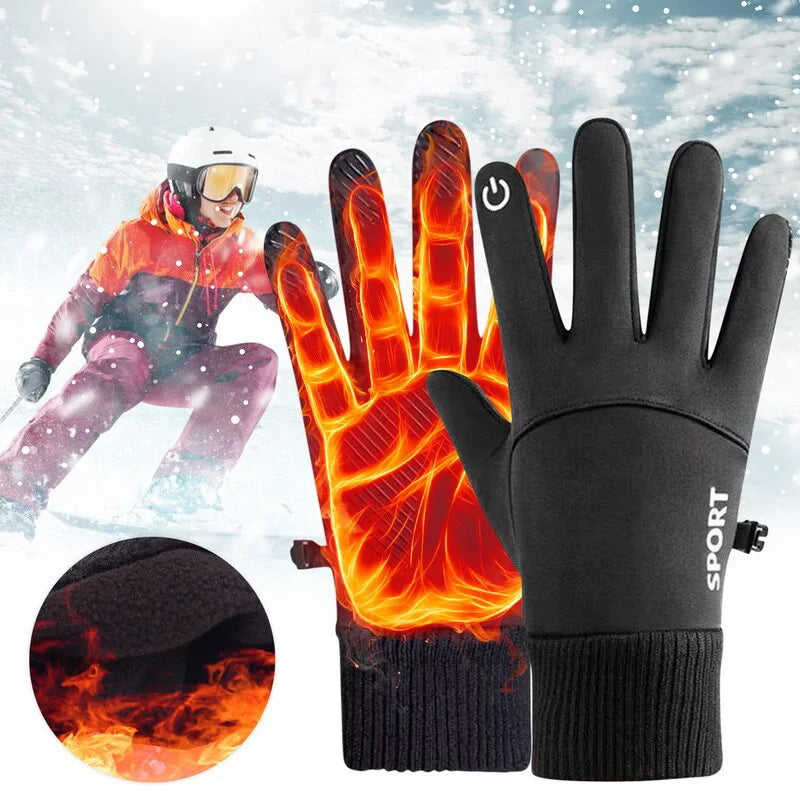 Waterproof Touchscreen Winter Gloves – Fleece Lined