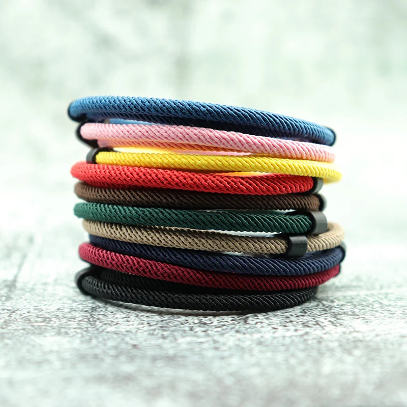 Adjustable Braided Thread Bracelet – Unisex Friendship Bracelet