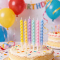 Heart & Star Birthday Cake Candles Set