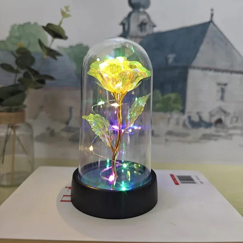 Eternal Rose with LED Light – Artificial Rose Gift for Her