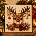 Christmas Pearl Art Kit with Frame – DIY Craft for Home Decor
