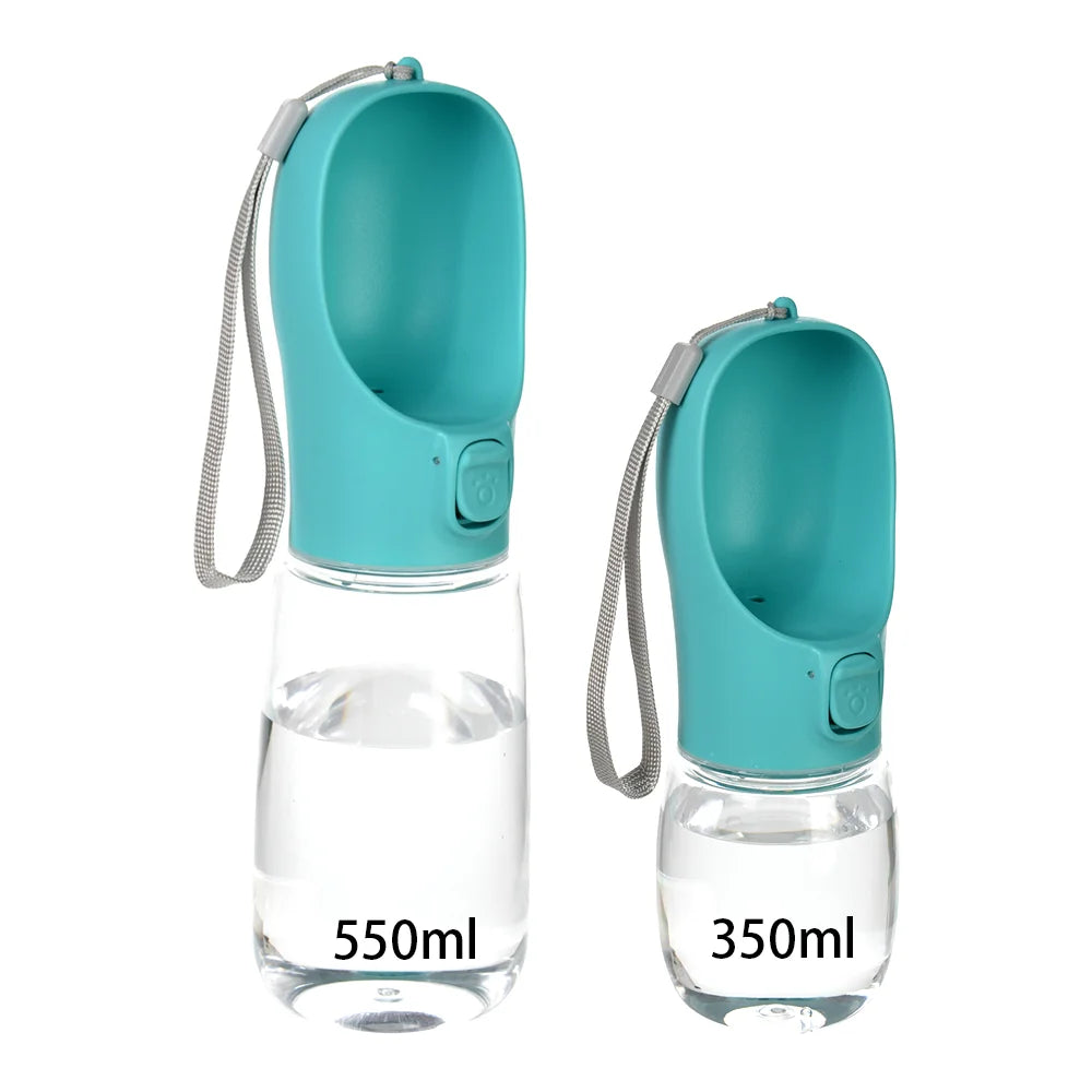 Portable Dog Water Bottle 350/550 ml – Leak-Proof Travel Bottle