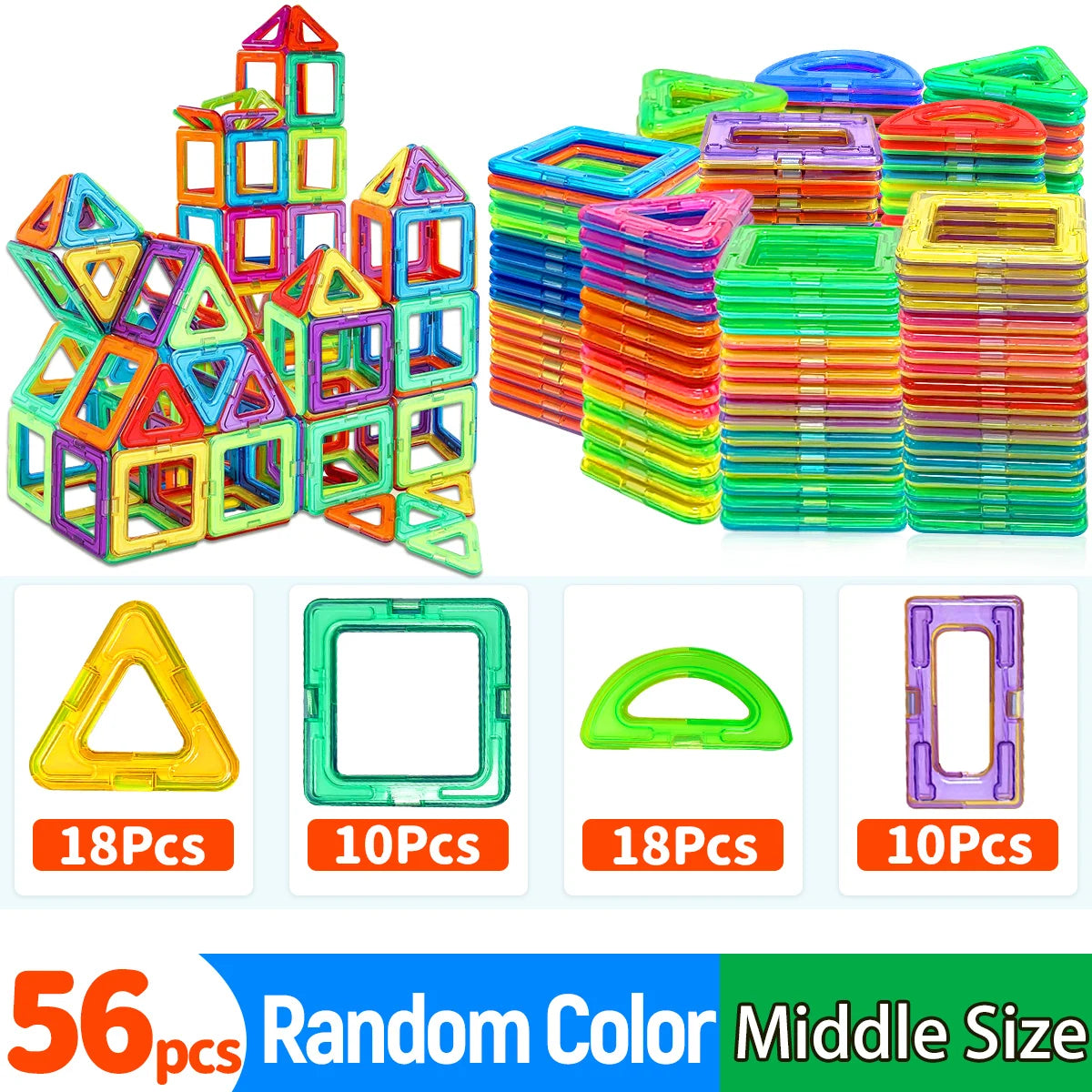 Magnetic Building Blocks – STEM Construction Toy for Kids