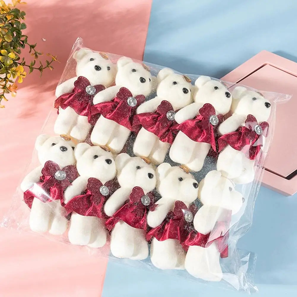 Mini Bear Bouquet Gift Bags (10 pcs) – Valentine's Wrapping