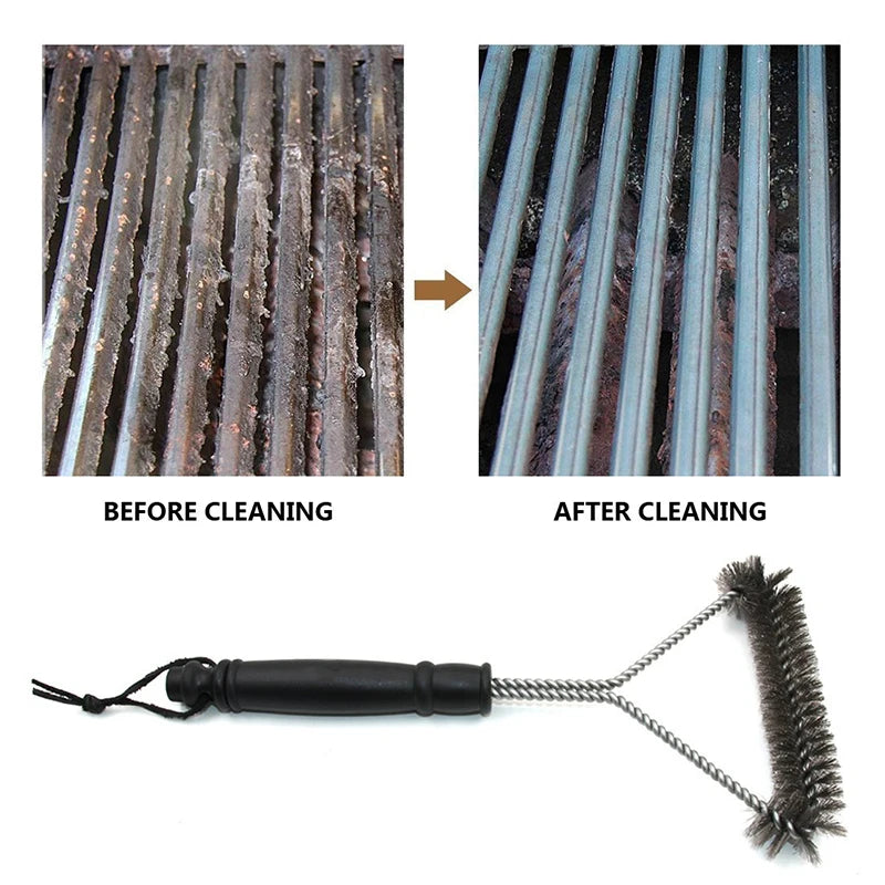 Stainless Steel BBQ Grill Brush – Grill Cleaning Tool