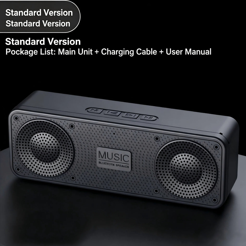 S18 Portable Bluetooth Speaker – Subwoofer, FM Radio, Waterproof