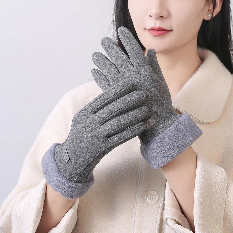 Women's Touchscreen Winter Gloves – Warm & Windproof