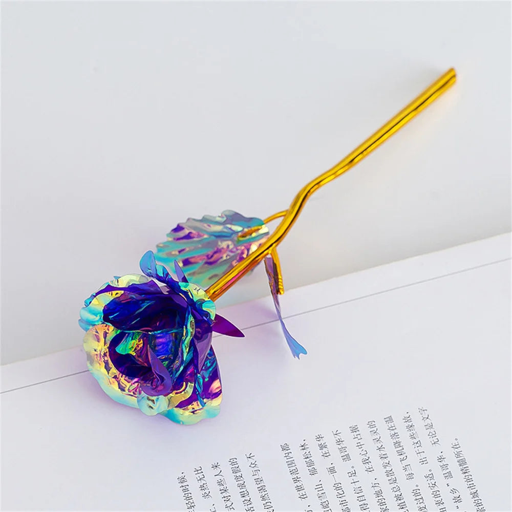24K Gold Foil Rose 18 cm – Everlasting Valentine's Gift