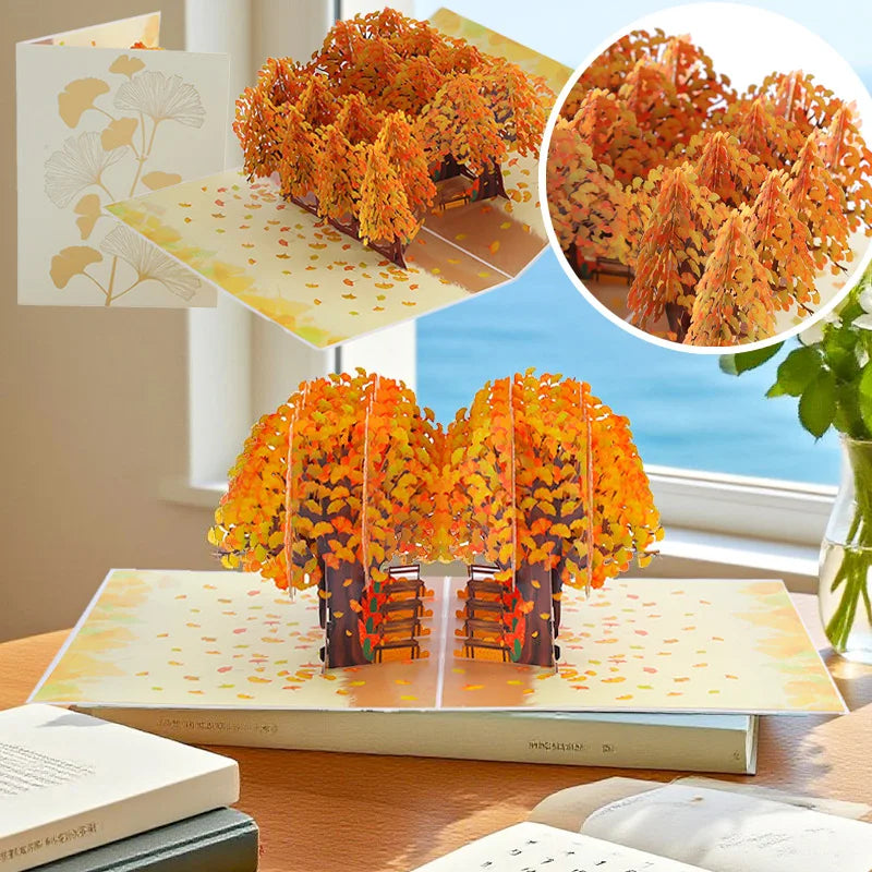 3D Pop-Up Flower Greeting Card – Handmade Card for Any Occasion