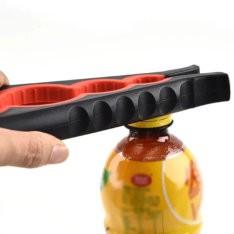 4-in-1 Can & Bottle Opener – Non-Slip Jar Twister