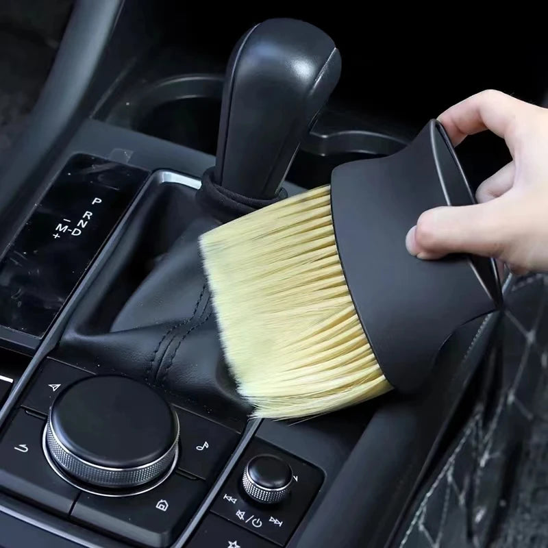 Car Interior Detailing Brush – Soft Dust Brush for Vents & Gaps