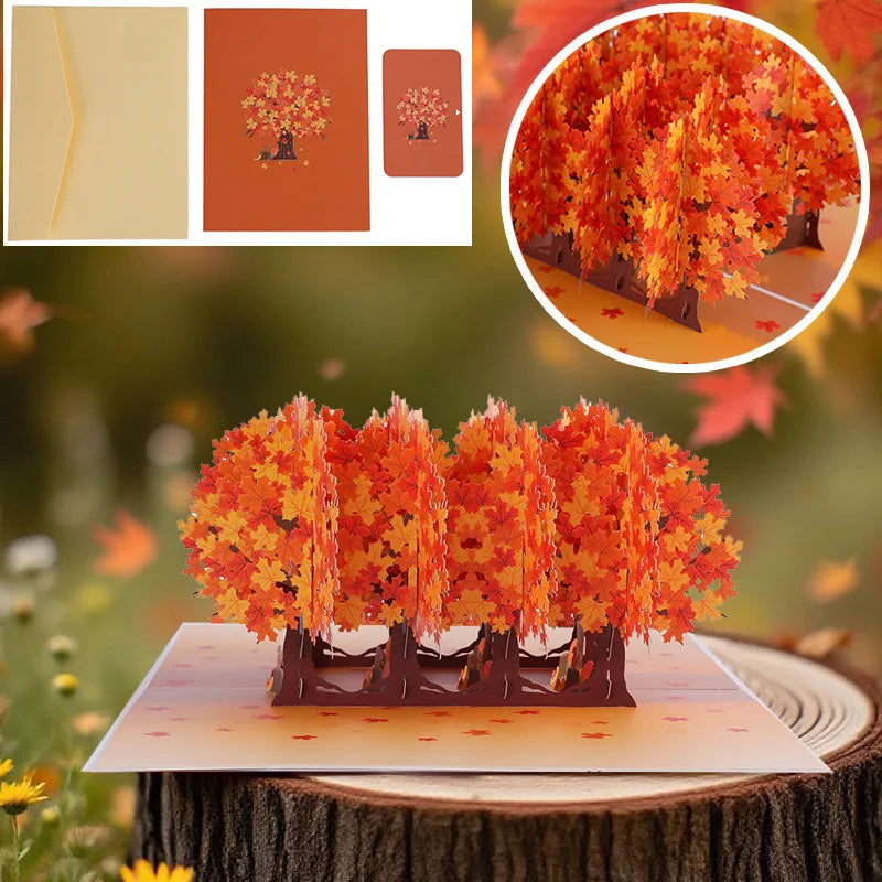 3D Pop-Up Flower Greeting Card – Handmade Card for Any Occasion