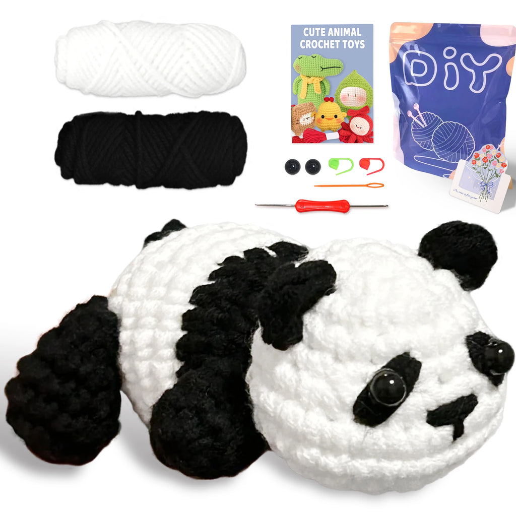 Crochet Kit for Beginners – Animal Amigurumi Starter Set