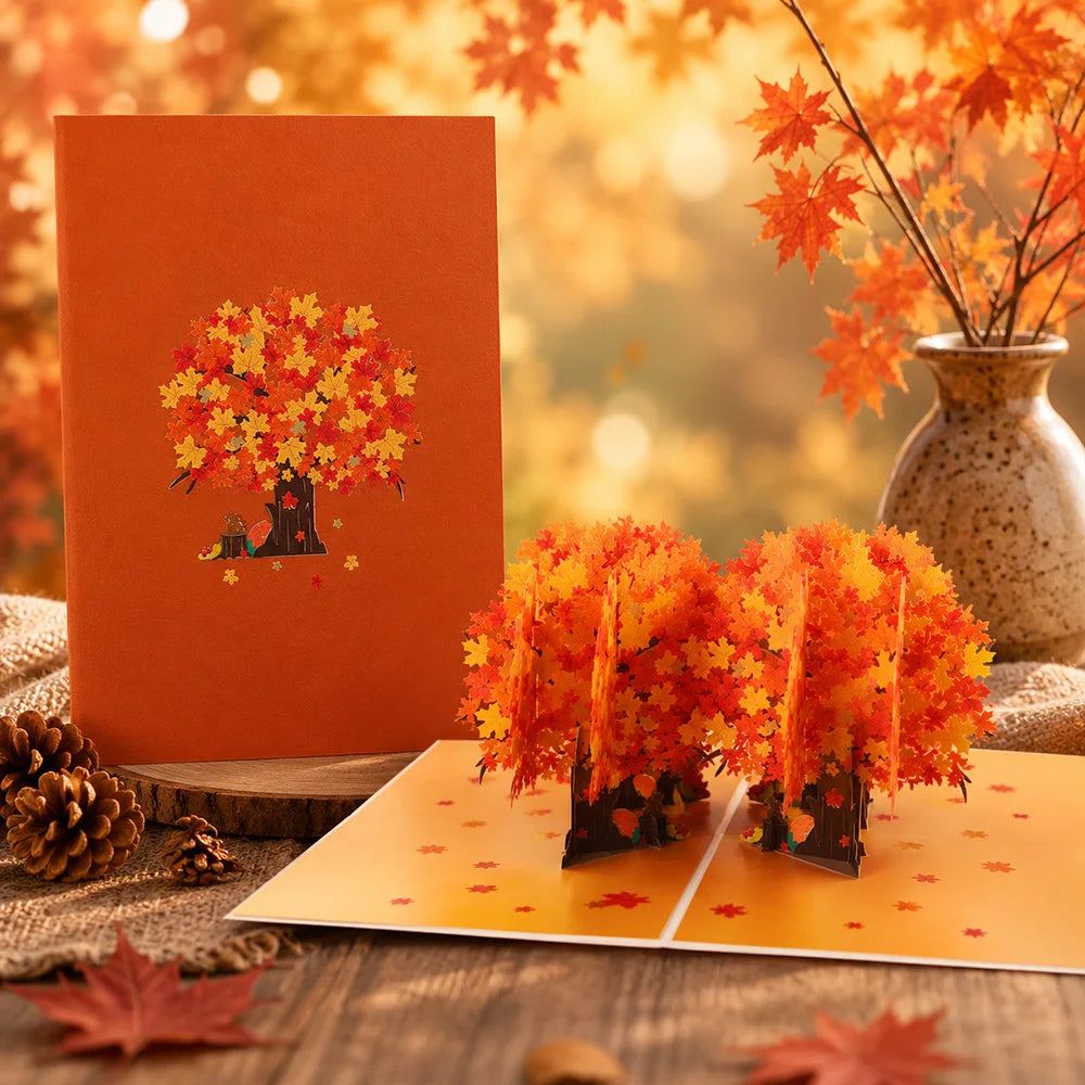 3D Pop-Up Flower Greeting Card – Handmade Card for Any Occasion
