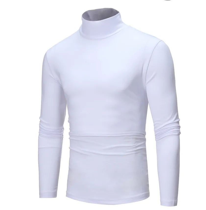 Men's Thermal Base Layer Top – High Neck Long Sleeve