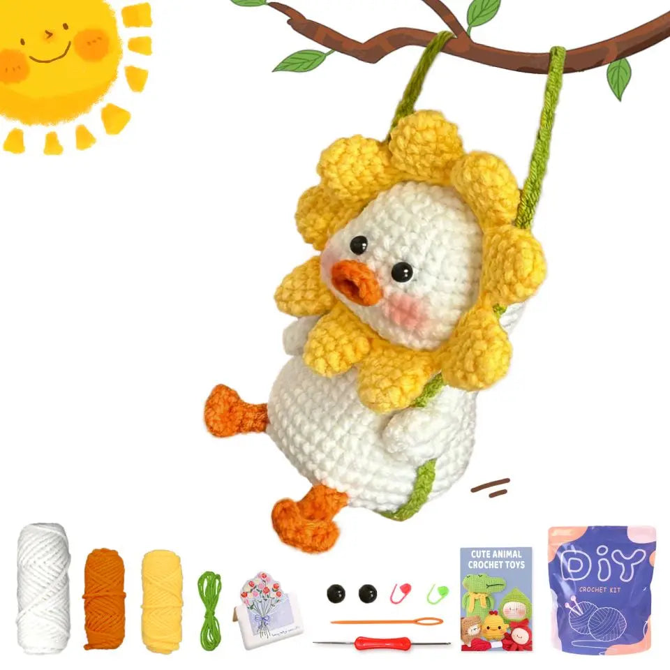 Crochet Kit for Beginners – Animal Amigurumi Starter Set