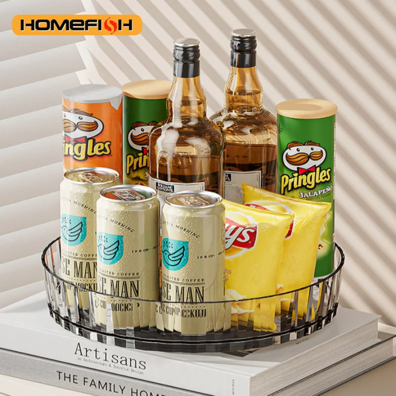 Rotating Spice Rack Organizer – Space-Saving Countertop Storage