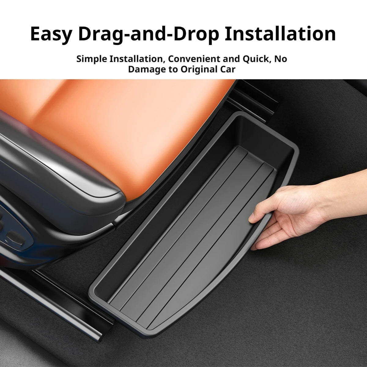Car Under-Seat Storage Box – Universal Organizer Drawer