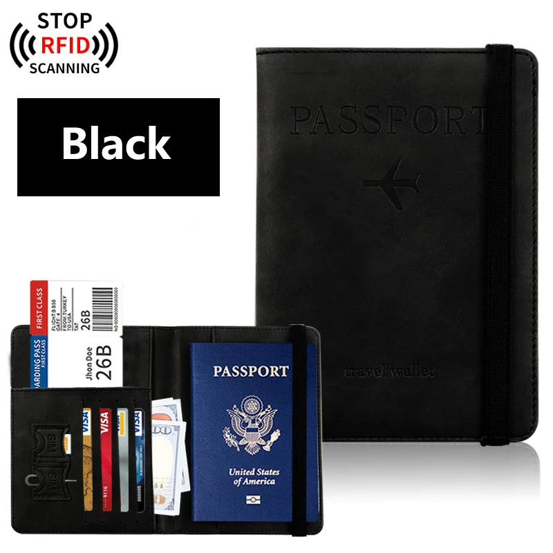 Passport Holder Wallet – Travel Document Organizer