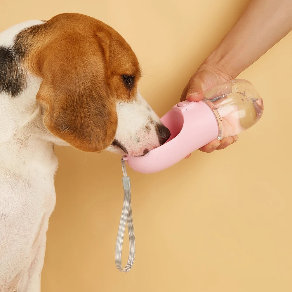 Portable Dog Water Bottle 350/550 ml – Leak-Proof Travel Bottle