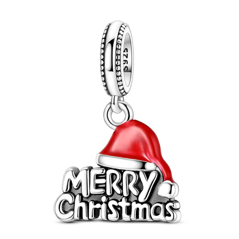 925 Silver Christmas Charm – Stocking, Gingerbread & Reindeer