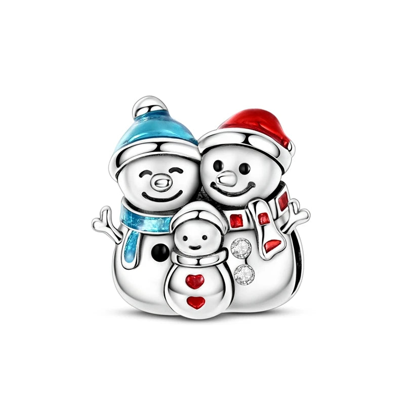 925 Silver Christmas Charm – Stocking, Gingerbread & Reindeer