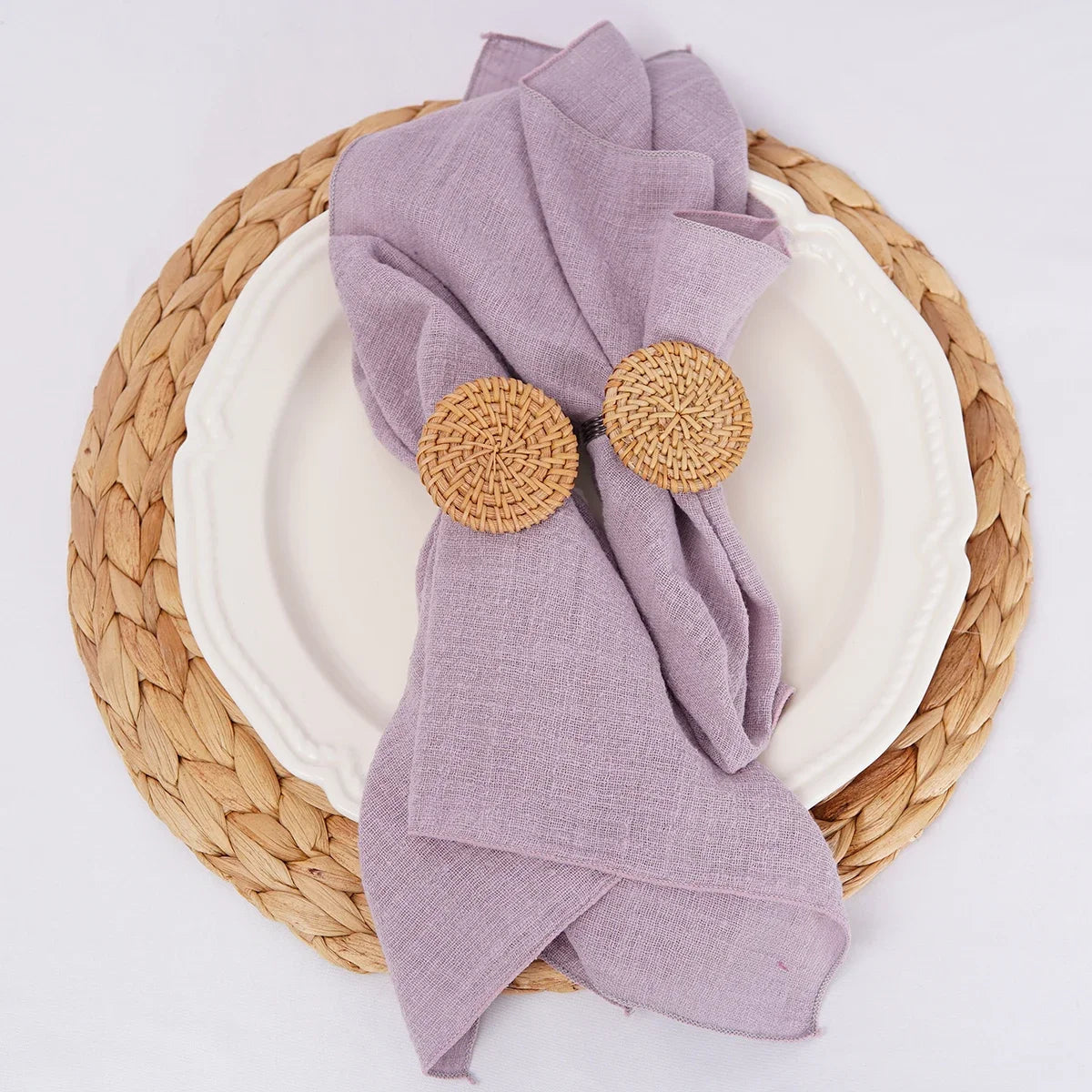 Cotton Gauze Napkins (Set of 6) – Christmas Table Linen