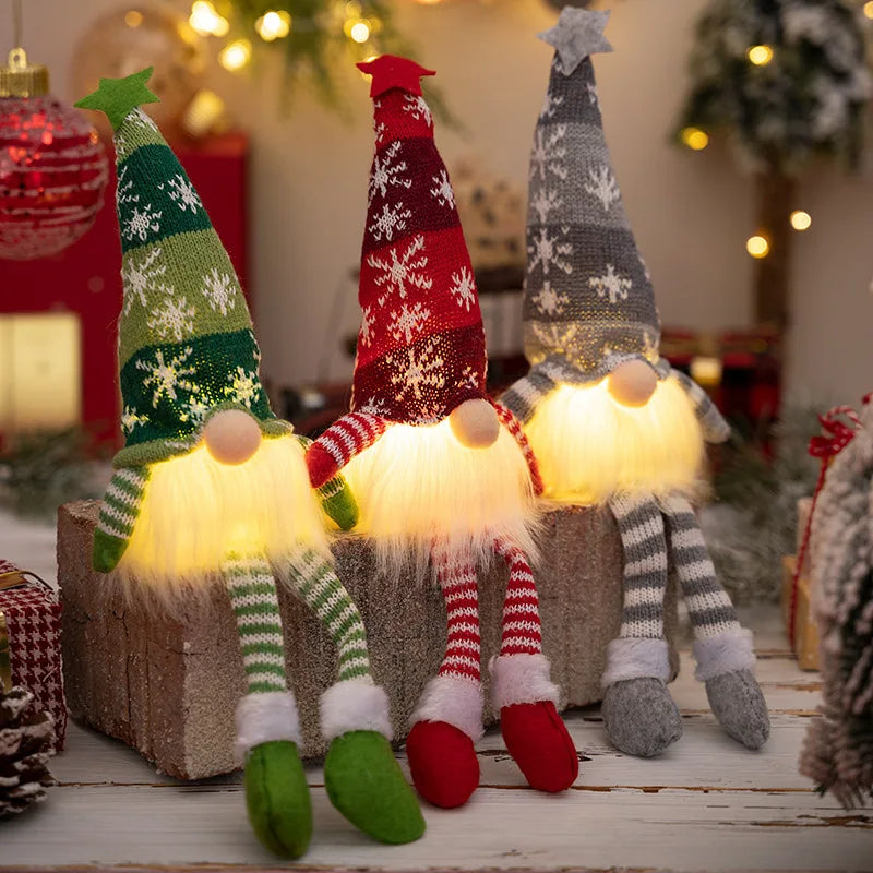 LED Christmas Gnome with Lights 20/30 cm