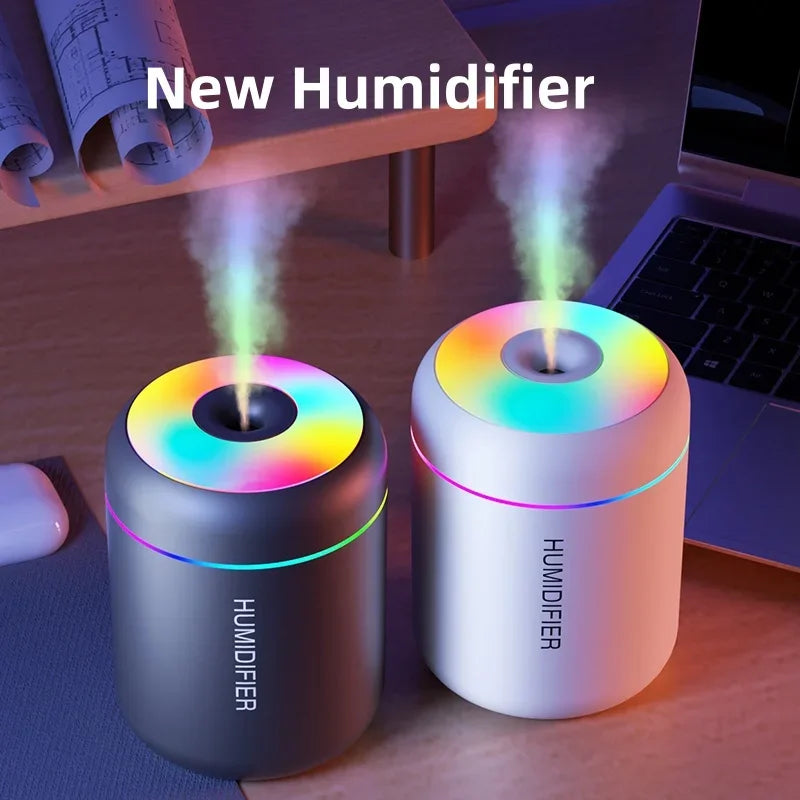 180 ml Mini Humidifier & Aroma Diffuser – USB Mist Maker