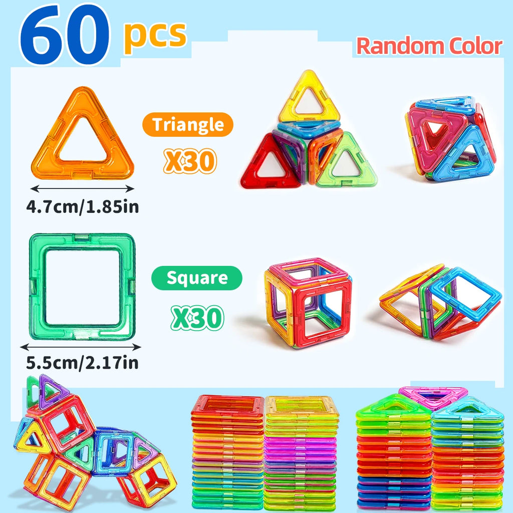 Magnetic Building Blocks – STEM Construction Toy for Kids